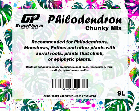 Grow Pharm Philodendron Chunky Mix 9L – Hydro-Lite Hydroponics