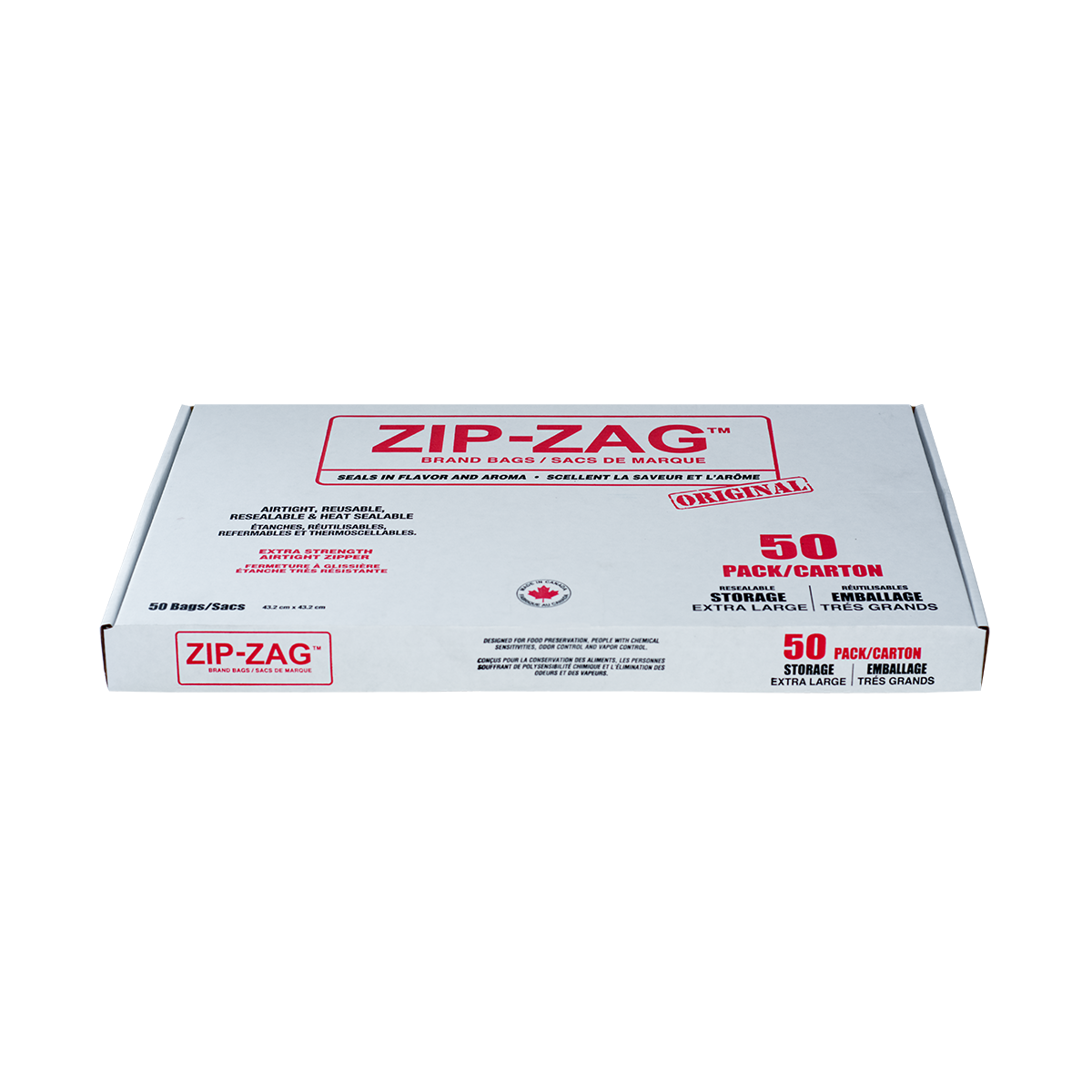 Large Zip Zag Bags - 10 Pack  HTG Supply Hydroponics & Grow Lights